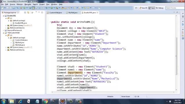 XML Generation in JAVA смотреть онлайн