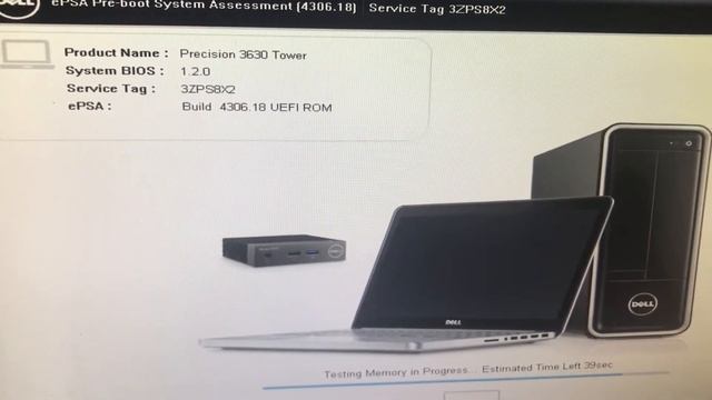 FS ? Technical Support I ?? Diagnostic & BIOS interface - Dell Precision 3630 Tower ? смотреть онлайн