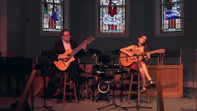 "Between Two waters" (Entre dos Aguas) guitar duo смотреть онлайн