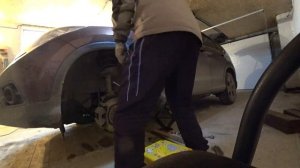 HONDA C-RV 4 замена втулок стабилизатора