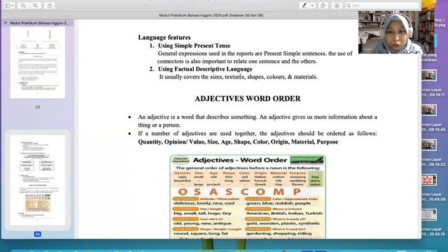 Let's Study about adjective word order! смотреть онлайн