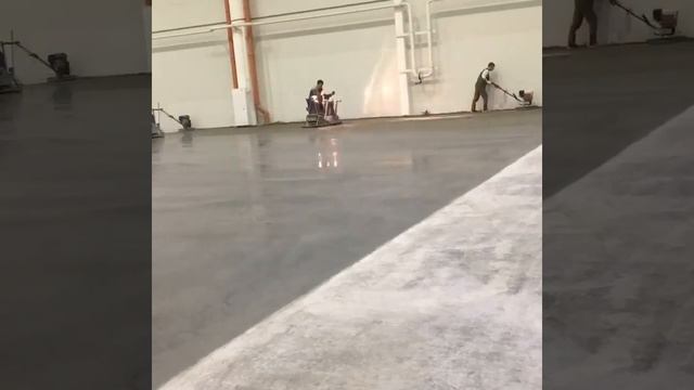 Затирка бетонного пола до блеска смотреть онлайн
