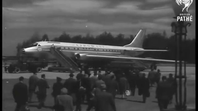 Sabena Boeing 707-329 Intercontinental OO-SJA at Moscow Sheremetyevo Airport, 1960 смотреть онлайн