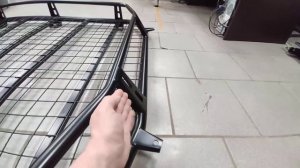 Грузим ниву по полной! Экспедиционный багажник Aero на Ниву 21-214 с бортами по кругу.