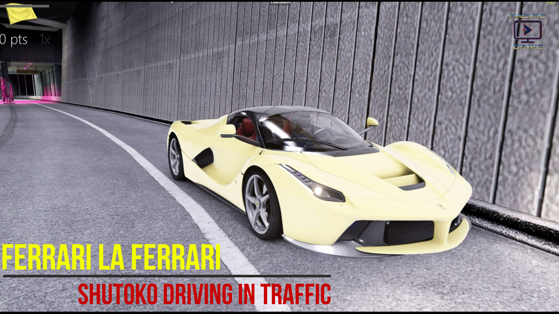 Assetto Corsa Shutoko - Driving in Traffic Ferrari La Ferrari. смотреть онлайн