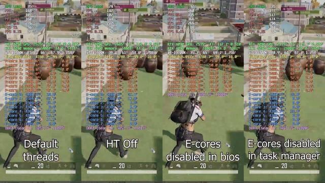Тестирование 13700K в разных режимах, сравнение с 12700K (PUBG)