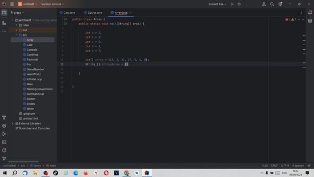 Основы Java. Урок 030. Массивы. смотреть онлайн
