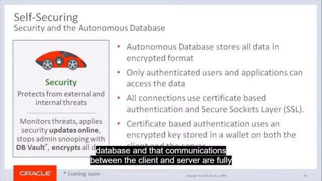 Oracle Autonomous Database Certification смотреть онлайн