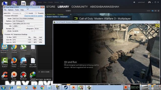 Intel Core 2 Duo E8500 Processor Core Temperature In Gaming Min Mix Load смотреть онлайн