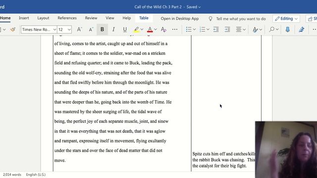 Call of the Wild Ch 3 Part 2.docx смотреть онлайн