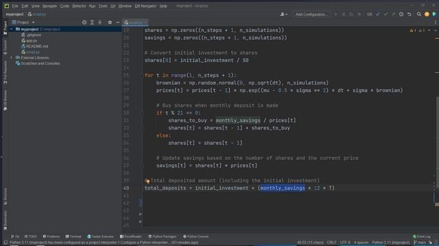 How RISKY stocks REALLY are - Running a monte carlo simulation with Python смотреть онлайн