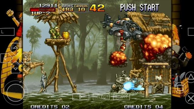 играю метал слаг на эмуляторе ppsspp смотреть онлайн