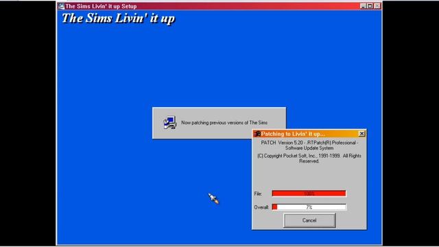 Installing The Sims Livin' Large on Windows 98 Second Edition смотреть онлайн