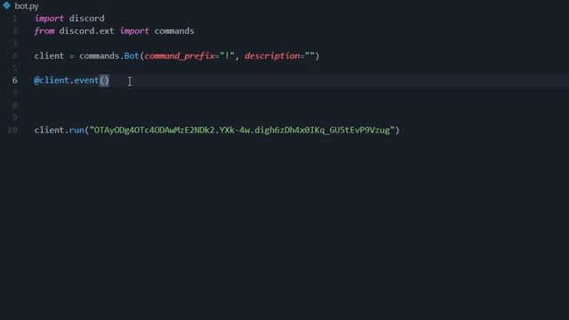 Come creare un bot Discord con Python - Creazione bot e introduzione смотреть онлайн