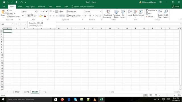 ms excel 2016 interface of microsoft excel 2016 in urdu tutorials смотреть онлайн
