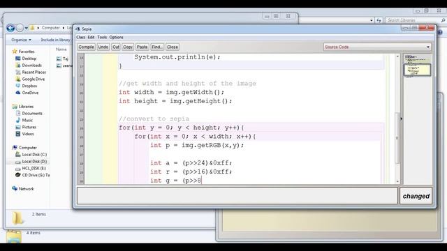 Java | How to convert color image into sepia image смотреть онлайн