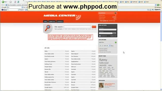 Rss media grabber script demo смотреть онлайн