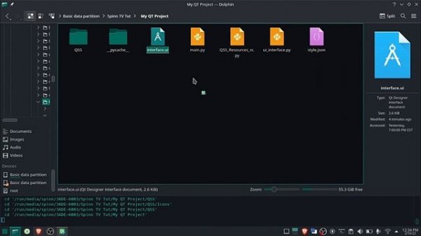 Python GUI project builder - PyQt, PySide, QT project setup wizard | Modern UI designing