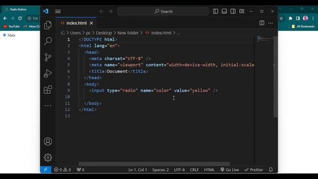 44-how to make radio buttons in html смотреть онлайн