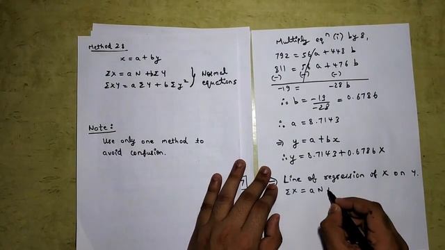 Method of Least Square with Solved Example in Regression in Hindi смотреть онлайн