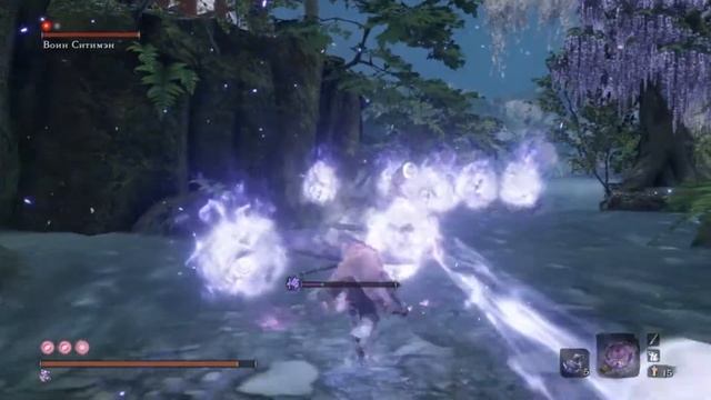 Sekiro: Shadows Die Twice Дворец Первоисточника. Самый легкий Воин Cитимэн. смотреть онлайн
