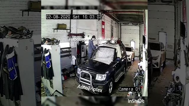 Замена лобового стекла на Тойота Ленд Крузер 100 смотреть онлайн