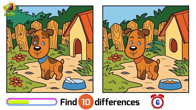 Find The 10 Differences | Best Spot The Difference Game | Fun Puzzles For Kids | Mango Kids смотреть онлайн