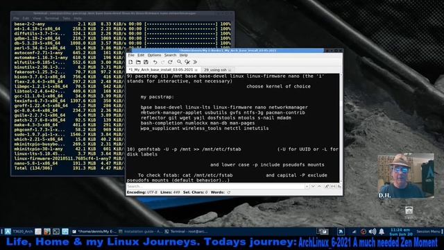 Part 1 Arch Linux Installed The Arch Way, SSH, Ping To Base & Yet Another Yogurt Installed (yay) смотреть онлайн