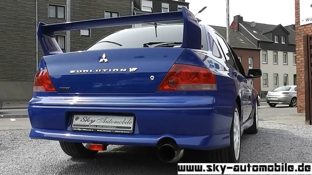 Mitsubishi Lancer EVO VII w/ Sportexhaust Decut Pi смотреть онлайн