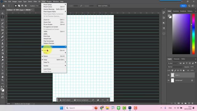 เทคนิคการสร้างภาพเป็นตารางกริดด้วย Photoshop смотреть онлайн
