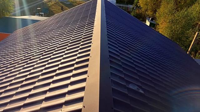 Монтаж крыши на участке Заказчика в Тульской области смотреть онлайн