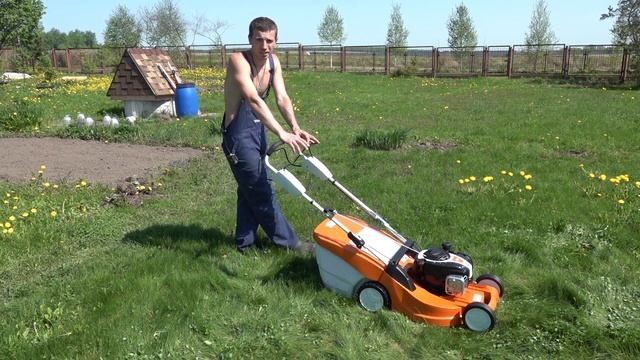 Купил МЕЧТУ дачника! Газонокосилка STIHL RM 448 TX смотреть онлайн