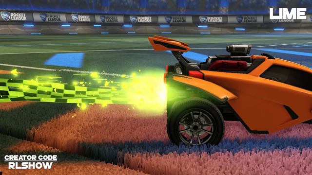 Chequered Flag Boost - Painted Showcase (Rocket Pass 3) смотреть онлайн