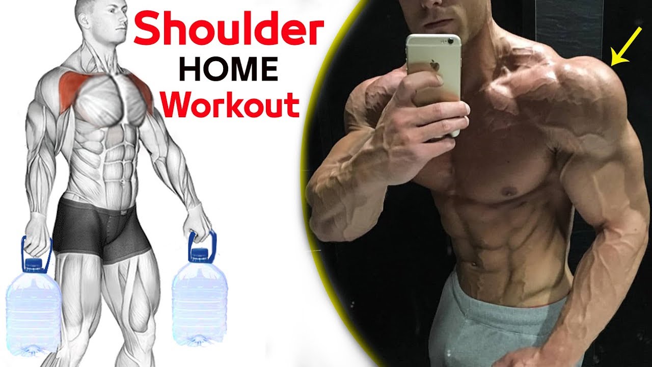 Как прокачать плечи дома? Тренировка плеч смотреть онлайн