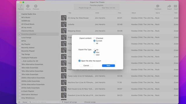 Export for iTunes: How to export playlist data to Excel file смотреть онлайн