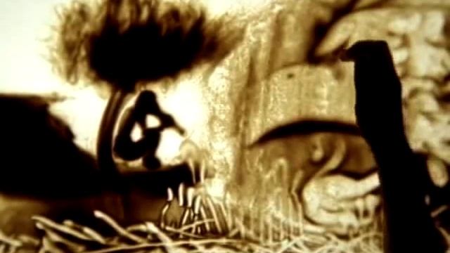 Рисование песком на стекле, под музыку Ричарда Маркса смотреть онлайн