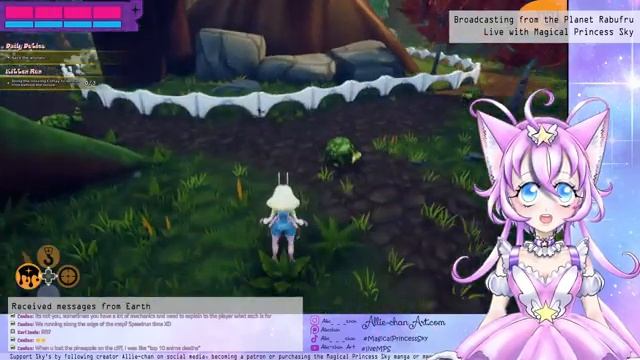 [Vtuber gaming stream] Cute alien girls are the best! Playing demo of Mariposa & the Galaxy Man gam смотреть онлайн