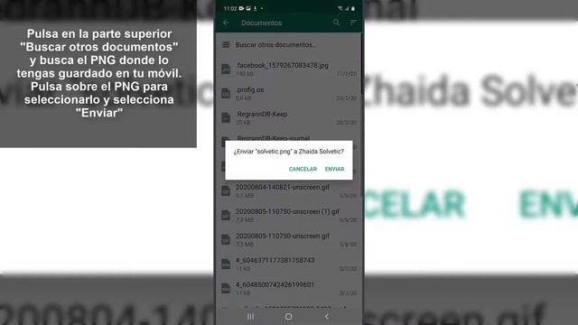 ? Cómo ENVIAR una imagen PNG por WHATSAPP смотреть онлайн