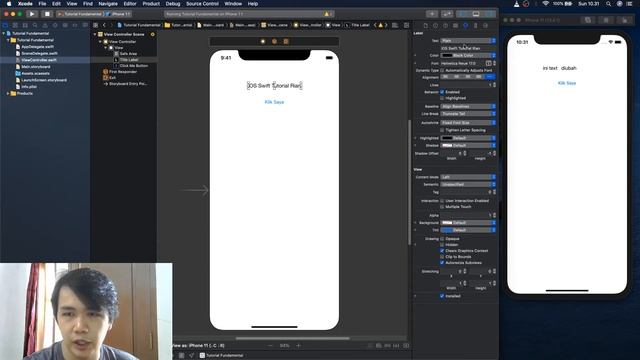 iOS Swift Tutorial: Belajar Membuat Aplikasi iOS untuk Pemula #part1 (Bahasa Indonesia) смотреть онлайн