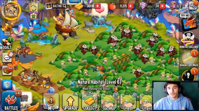 UPGRADING RUNES TEMPLE TO LEVEL 9 | REPAIRING THE FOOD GUARDIAN TEMPLE | EPISODE 34: MONSTER LEGEND смотреть онлайн