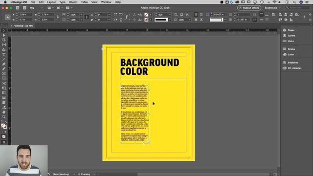 How to Change the Background Color | InDesign Tutorial смотреть онлайн