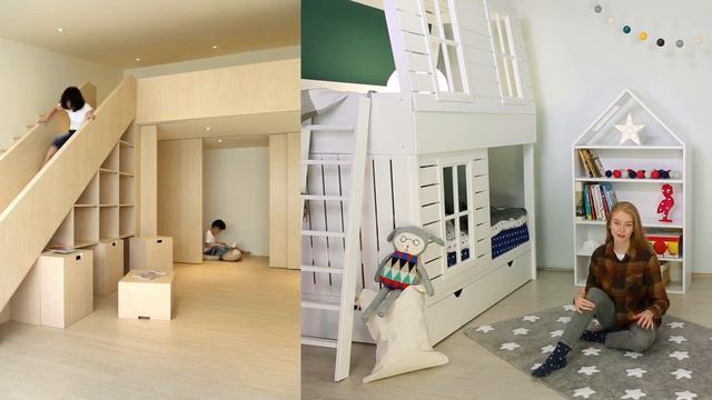 Необычный дизайн детской для двух девочек. Создайте дизайн необычной детской комнаты смотреть онлайн