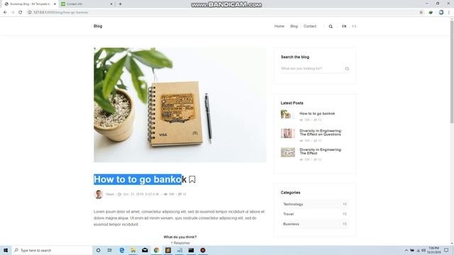 Bootstrap Blog with Django and Ckeditor смотреть онлайн