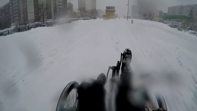 Вело-трайк в зимней Москве E-Trike часть 3 смотреть онлайн