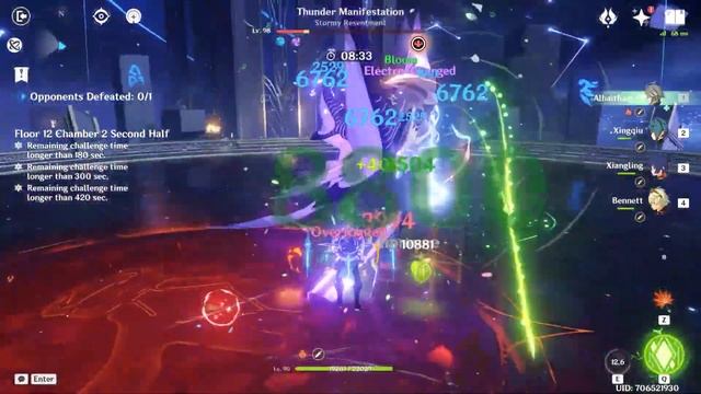 Raiden C0 & Alhaitham C0 Spiral Abyss Floor 12 Genshin Impact