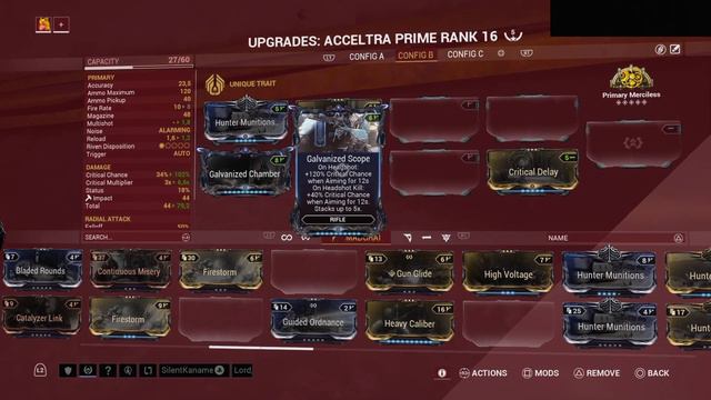 Warframe Acceltra Prime Build смотреть онлайн