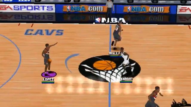 vs Cleveland Cavaliers League Game 21, NBA Live 2000 PC Franchise mode смотреть онлайн