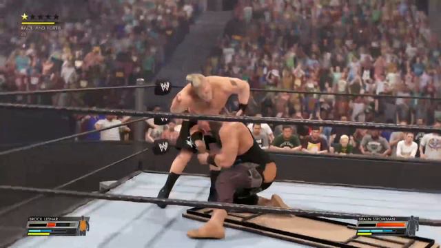 Brock Lesnar puts Braun Strowman through the announce table Royal Rumble 2022 WWE Network✌🏼 смотреть онлайн