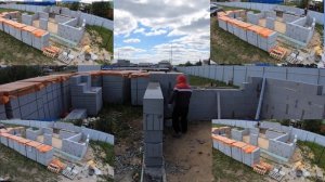 кладка блоков - это вам не джумшут! #твинблок #газоблок #стройка