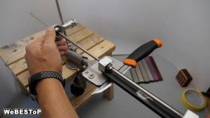 Как определить угол заточки ножа на точилке для ножей ruixin rx 008 с Алиэкспресс. Угол заточки нож